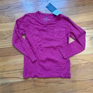 Crewcuts Fuchsia Long Sleeve Tee (3/4T)